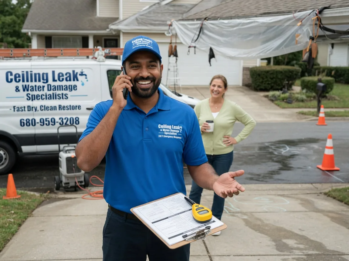 Ceiling Leak Cleanup Fallon, NV FAQs